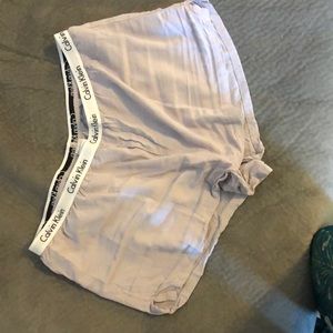 Calvin Klein pajama shorts